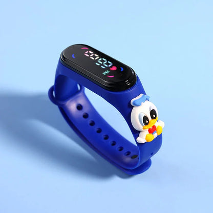 Relojes de moda para niños y niñas, pulsera electrónica deportiva con pantalla LED táctil, reloj de Spiderman para niños y mujeres, reloj resistente al agua