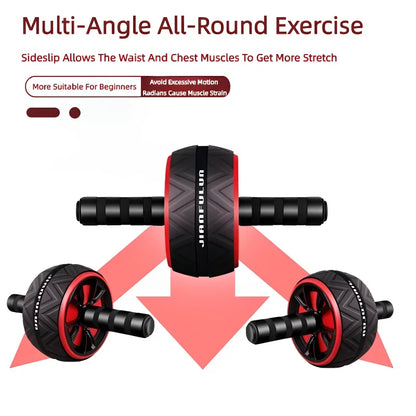 Rodillo grande para ABS, rueda de entrenamiento, equipo de ejercicio, núcleo Abdominal, gimnasio en casa, dispositivo muscular, Fitness, hombres y mujeres, pérdida de peso
