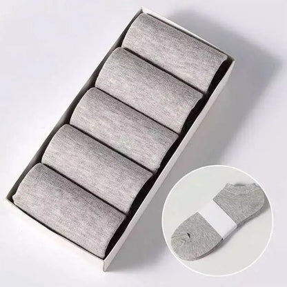 Calcetines tobilleros cómodos para mujer, medias transpirables, suaves y duraderas, informales y atléticas, paquete de variedad, 5 pares