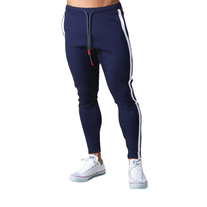 Pantalones de chándal con ajuste muscular para hombre