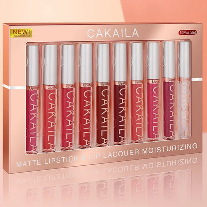 10/6 pcs lipstick set for women makeup waterproof long lasting cosmetics korean makeup matte lipstick free shipping