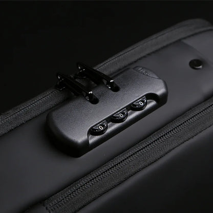 Men Multifunction Anti-theft USB Shoulder Bag Travel Crossbody Messenger Bags Chest Pack