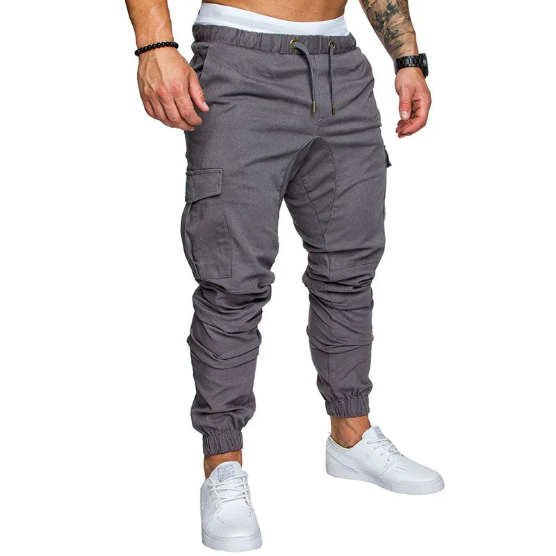 antalones de trabajo para hombre nuevos 2025, pantalones casuales rectos y sueltos para hombres europeos y americanos, pantalones de trabajo con bolsillos para hombre