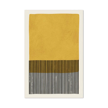 Pósteres e impresiones de pintura abstracta minimalista Original, imagen de pared, arte de pared gris mostaza y lienzo impreso para