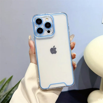 Funda para iPhone 16, 15, 14, 13, 12, 11 Pro Max, 14, 15, 16 Plus, carcasa luminosa fluorescente de neón
