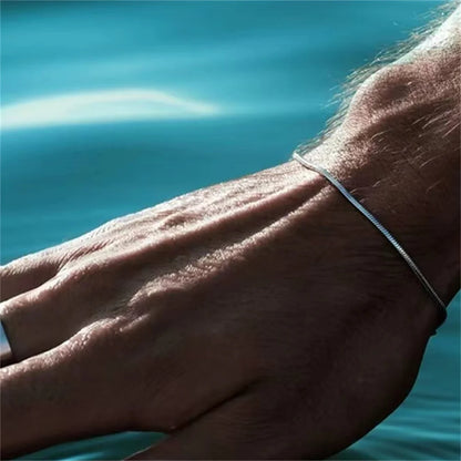 Bracelet en chaîne en acier inoxydable style hip-hop pour hommes et femmes, accessoires de fête à la mode 