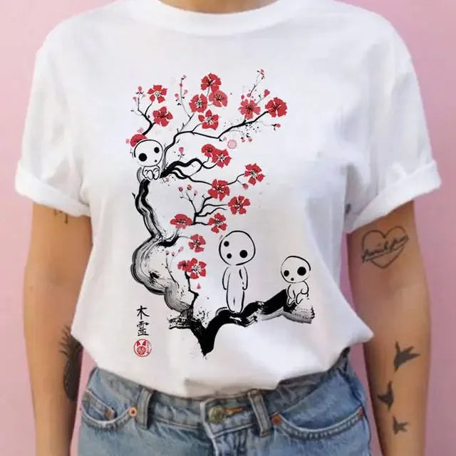 Camiseta de manga corta de verano para hombres y mujeres