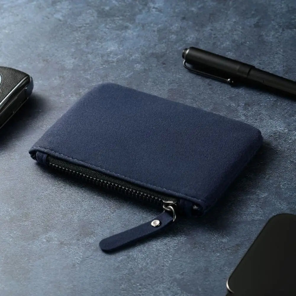 Mini billeteras de PU a la moda, monederos, tarjetero, monedero, bolsa de cambio con cremallera para hombres y mujeres