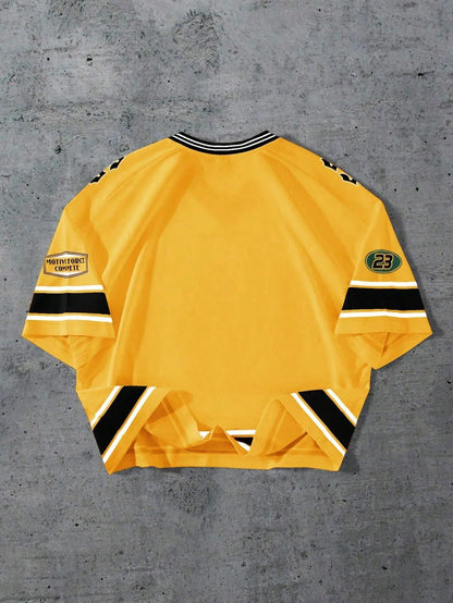 Camiseta Deportiva Casual Ligera y Transpirable con Estampado Digital