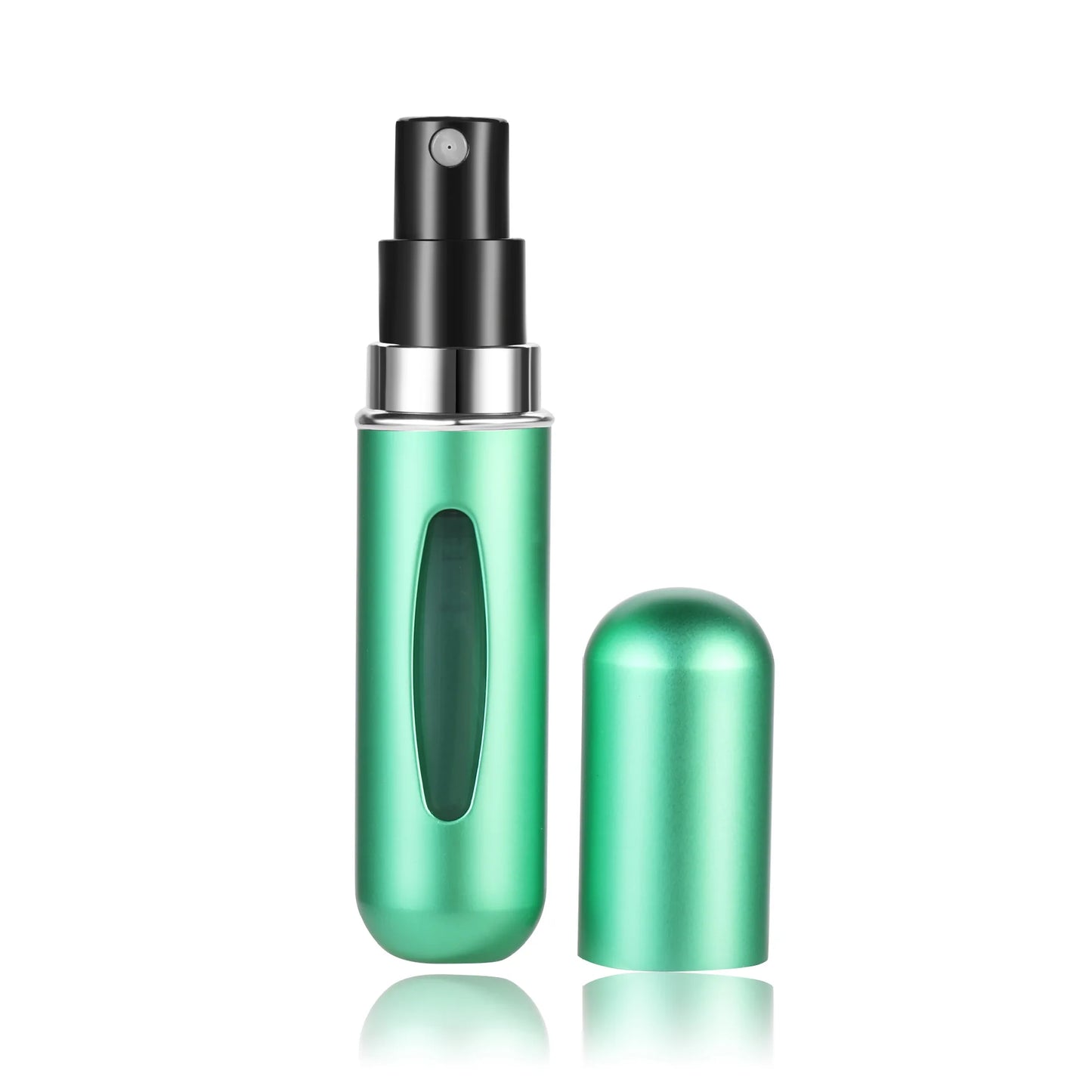 Botella de perfume recargable de 5 ml, portátil, mini, bomba de aroma, envases cosméticos vacíos, atomizador para viaje