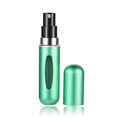 Botella de perfume recargable de 5 ml, portátil, mini, bomba de aroma, envases cosméticos vacíos, atomizador para viaje