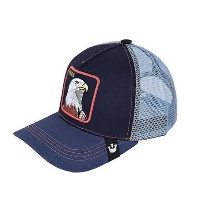 Gorra de béisbol bordada unisex, gorra de tiburón, gorra de animal, gorra de león, gorra de tigre, gorra de gallo, gorras de granja, gorras casuales, gorra de protección solar