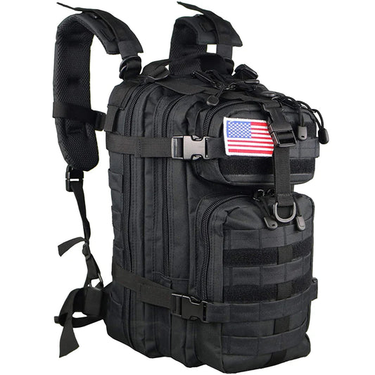 Mochila táctica de 35 litros, mochila de asalto Molle para hombres y mujeres, mochilas para viajes, camping, caza y senderismo