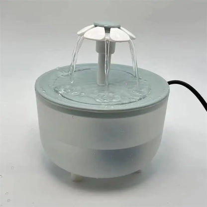 Bebedero eléctrico silencioso para gatos con filtro automático y USB de 1200 ml, bebedero con filtro y recirculación para gatos.