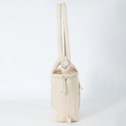 Mochila acolchada para mujer, bolso de mano con asa superior, bolso de hombro