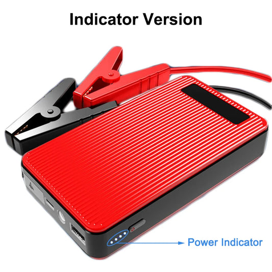 Arrancador de batería de coche de 8000 mAh, cargador portátil de refuerzo de batería de coche de 12 V, dispositivo de arranque de emergencia