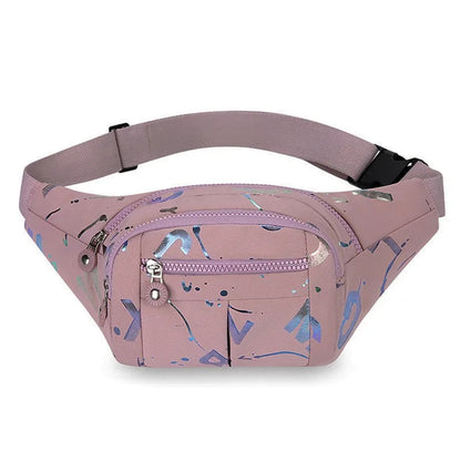 Riñonera de tela impermeable para mujer, bolso cruzado de diseñador, a la moda, tipo banana