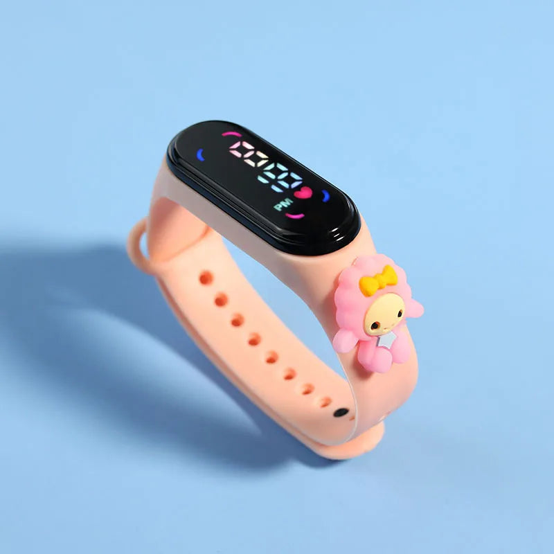 Relojes de moda para niños y niñas, pulsera electrónica deportiva con pantalla LED táctil, reloj de Spiderman para niños y mujeres, reloj resistente al agua