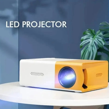 Mini proyector de películas portátil YG300 adecuado para acampar al aire libre/proyectores de cine en casa con 30000 horas de larga duración