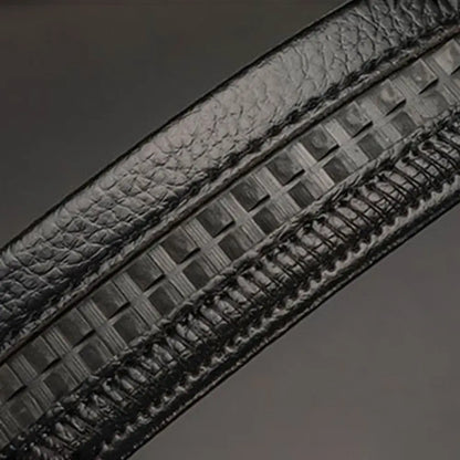 Cinturón  para hombre, cinturón de cuero con hebilla automática, cinturón de lujo para hombre, decoración de diamantes de imitación