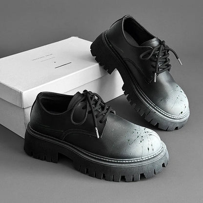 Botas para hombre, suela gruesa, zapatos informales para hombres