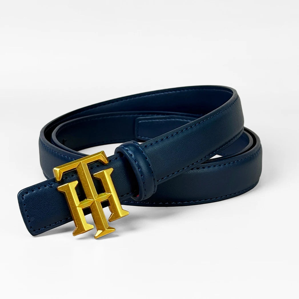 Cinturón con monograma y letras a la moda para mujer