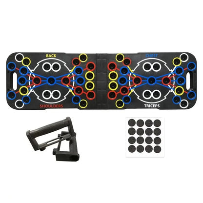 Tabla de soporte para flexiones, multifuncional para ejercitar el pecho y los abdominales, ideal para el hogar, para hombres y mujeres.