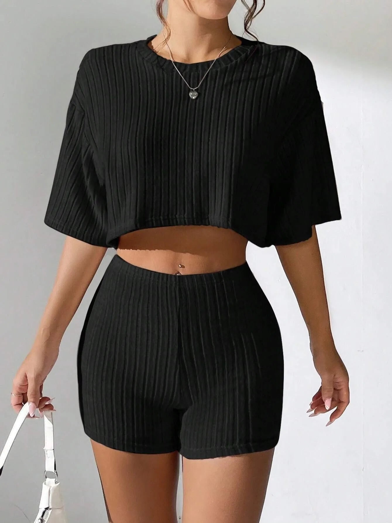 Conjunto de Dos Piezas de Moda Primavera-Verano para Mujer