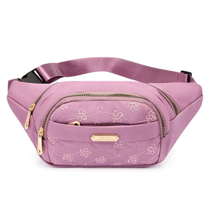 Riñonera de tela impermeable para mujer, bolso cruzado de diseñador, a la moda, tipo banana