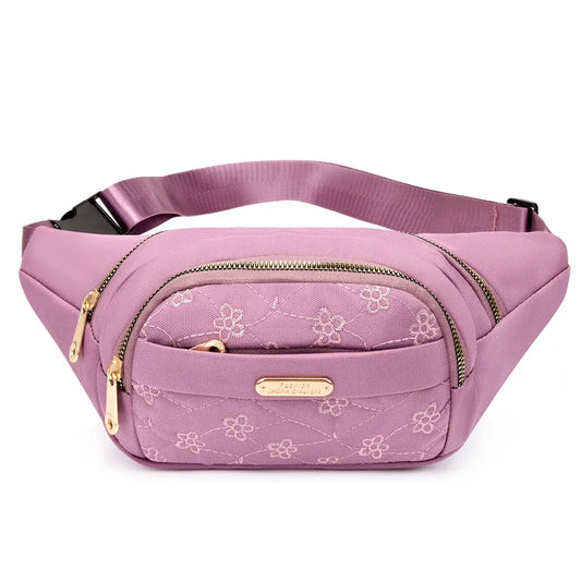 Riñonera de tela impermeable para mujer, bolso cruzado de diseñador, a la moda, tipo banana