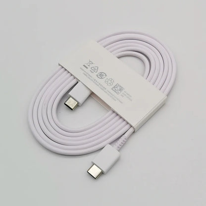 Cargador Samsung de 45 W, adaptador de carga superrápida de 1,8 M, tipo C, para Galaxy S24, S23, S22, S21, S20, Note 20, Ultra 10, Z Flip Fold 6, 5, 4, 3 y 2