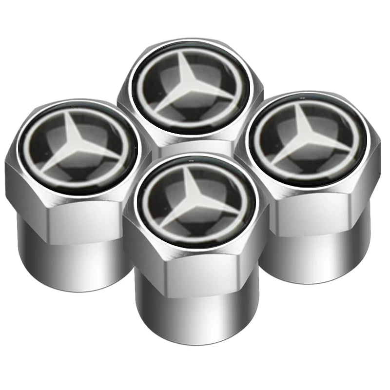 4 fundas para emblema de coche para Mercedes Benz Clase A, C200L, GLC, GLK, CLA y GLA.