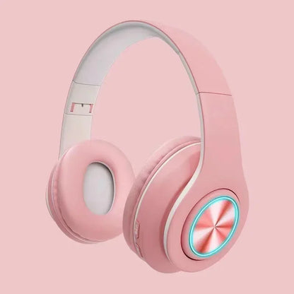 Auriculares Bluetooth plegables, inalámbricos con micrófono