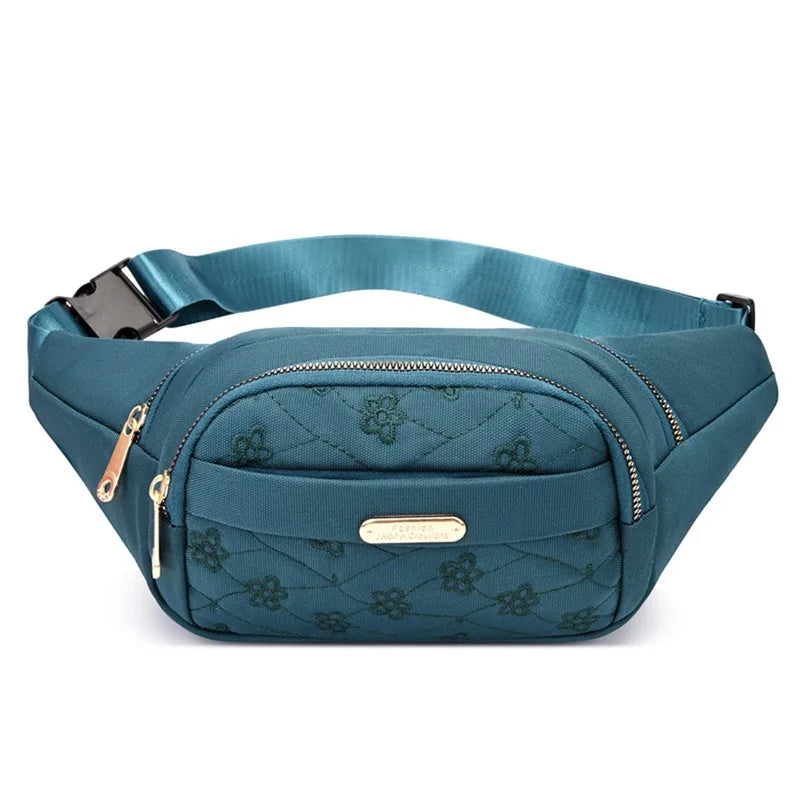 Riñonera de tela impermeable para mujer, bolso cruzado de diseñador, a la moda, tipo banana