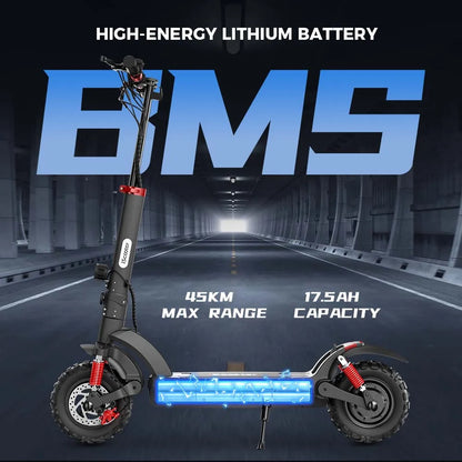 iScooter IX4/IX6 Electric Scooter 800W/1000W Powerful 10inch 11inch Off-road Tire 40-45km