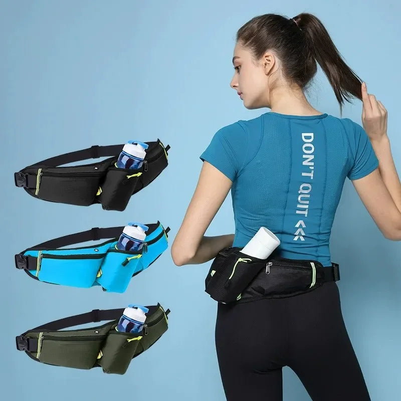 Mini cinturón para correr Unisex, equipo multifuncional para exteriores, impermeable, Invisible, bolsa de cintura ultrafina para hombres y mujeres
