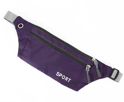 Riñonera deportiva para teléfono para hombre, riñonera ultrafina impermeable, Mini riñonera, nueva bolsa de cintura ligera para correr para mujer