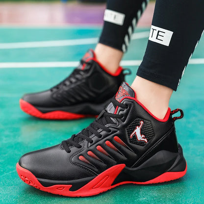 Men's shoes, outdoor non-slip basketball shoes, lightweight and comfortable sneakers, men's leather casual shoes, high-quality tennis shoes