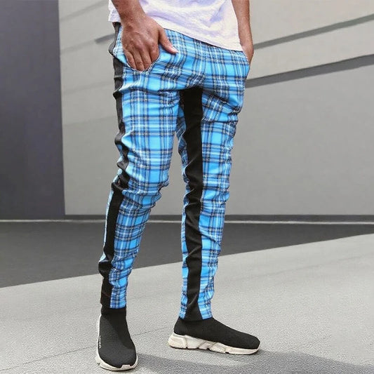 pantalones informales, para hombre, pantalones de chándal, pantalones de chándal ajustados