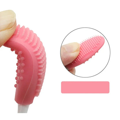 1 brosse de soin de la peau en silicone, brosse de nettoyage du visage, brosse exfoliante pour le nez, outils pour éliminer les points noirs 