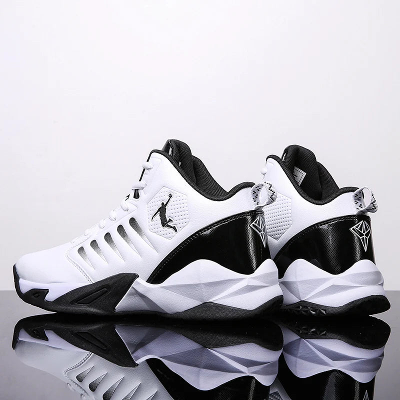 Men's shoes, outdoor non-slip basketball shoes, lightweight and comfortable sneakers, men's leather casual shoes, high-quality tennis shoes