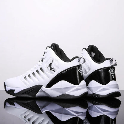 Men's shoes, outdoor non-slip basketball shoes, lightweight and comfortable sneakers, men's leather casual shoes, high-quality tennis shoes