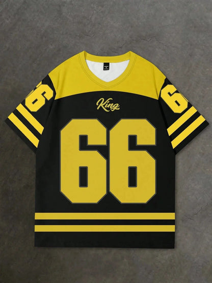 Camiseta unisex Estilo Verano, Impresión Digital, Transpirable, Anti-Sudor, Cómoda, Deportiva
