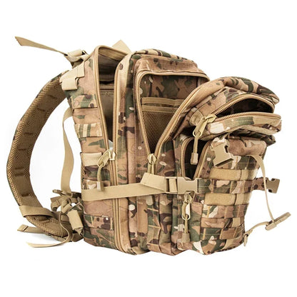 Mochila táctica de 35 litros, mochila de asalto Molle para hombres y mujeres, mochilas para viajes, camping, caza y senderismo