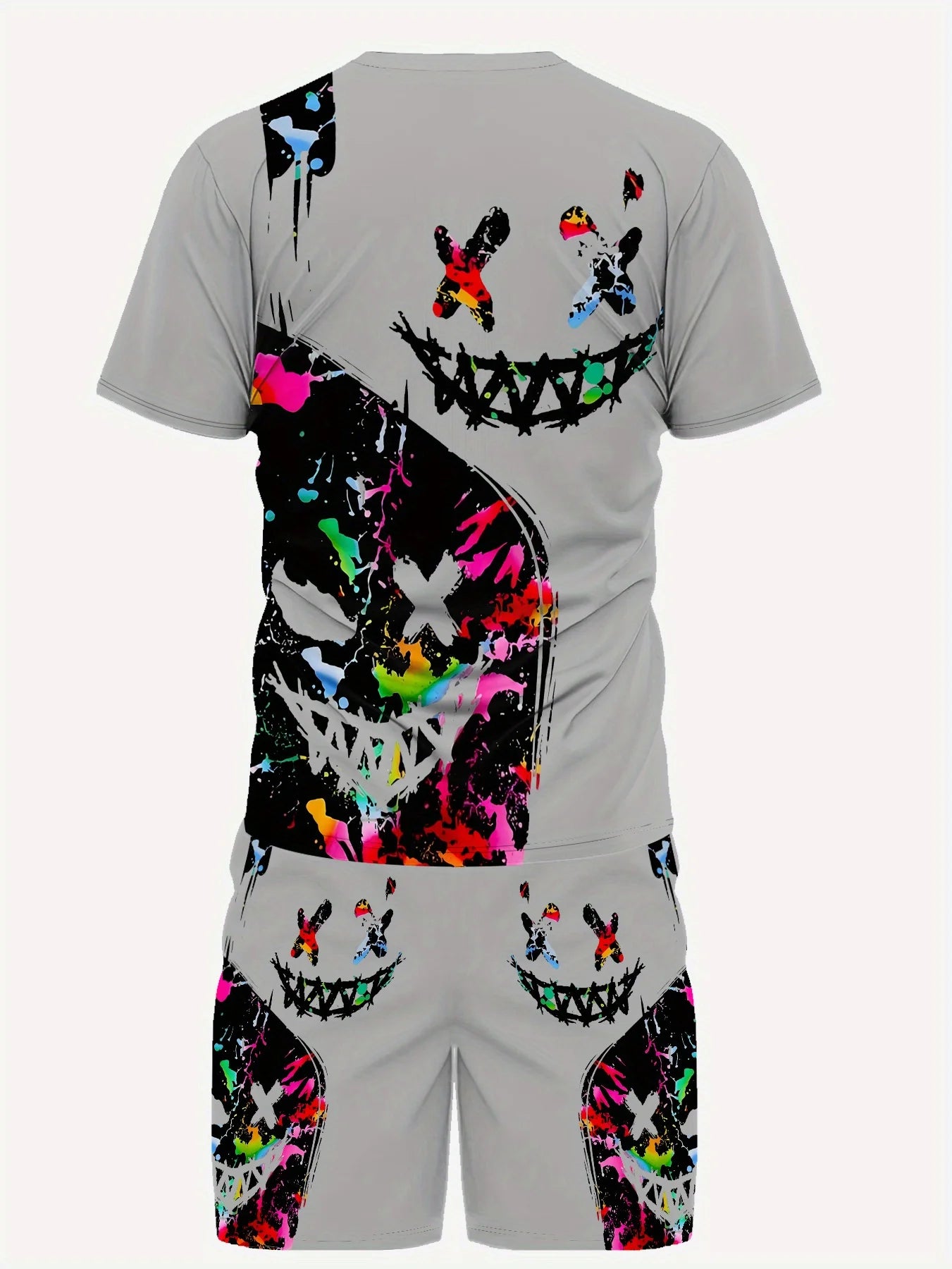 El nuevo traje casual de verano para hombre de impresos en de moda callejera