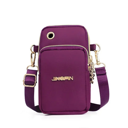 Bolso para teléfono móvil, minibolso de moda, monedero para colgar en el cuello