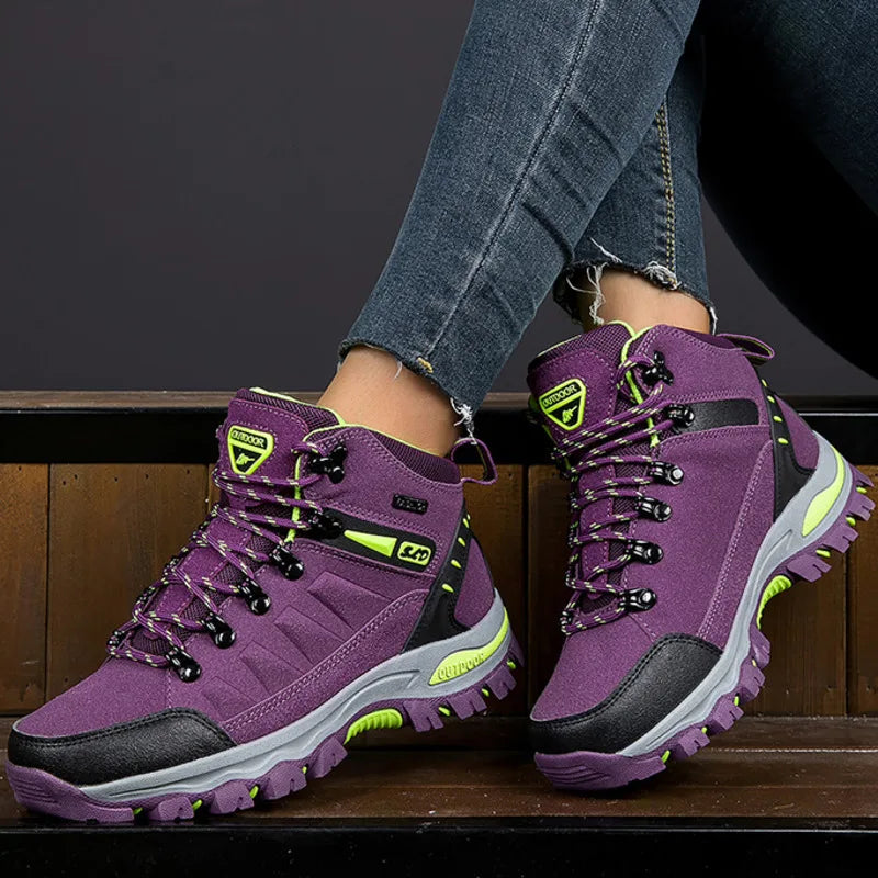 Women's boots, waterproof hiking shoes, new non-slip boots, women's sneakers, outdoor work shoes