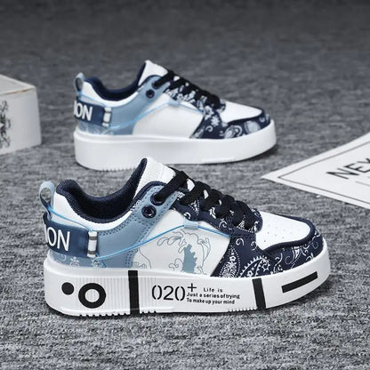 Zapatos deportivos bajos para hombre, zapatos informales de fondo grueso para primavera y otoño
