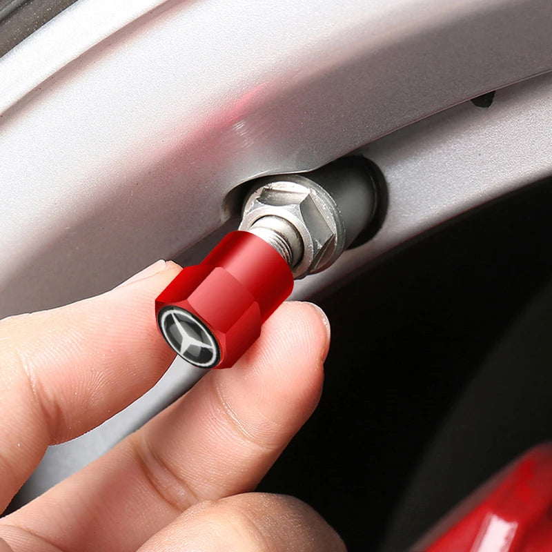 4 fundas para emblema de coche para Mercedes Benz Clase A, C200L, GLC, GLK, CLA y GLA.