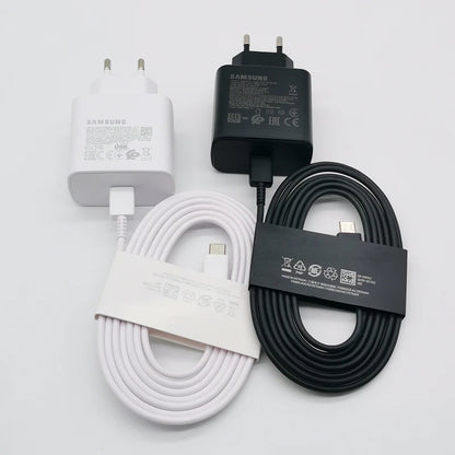 Cargador Samsung de 45 W, adaptador de carga superrápida de 1,8 M, tipo C, para Galaxy S24, S23, S22, S21, S20, Note 20, Ultra 10, Z Flip Fold 6, 5, 4, 3 y 2